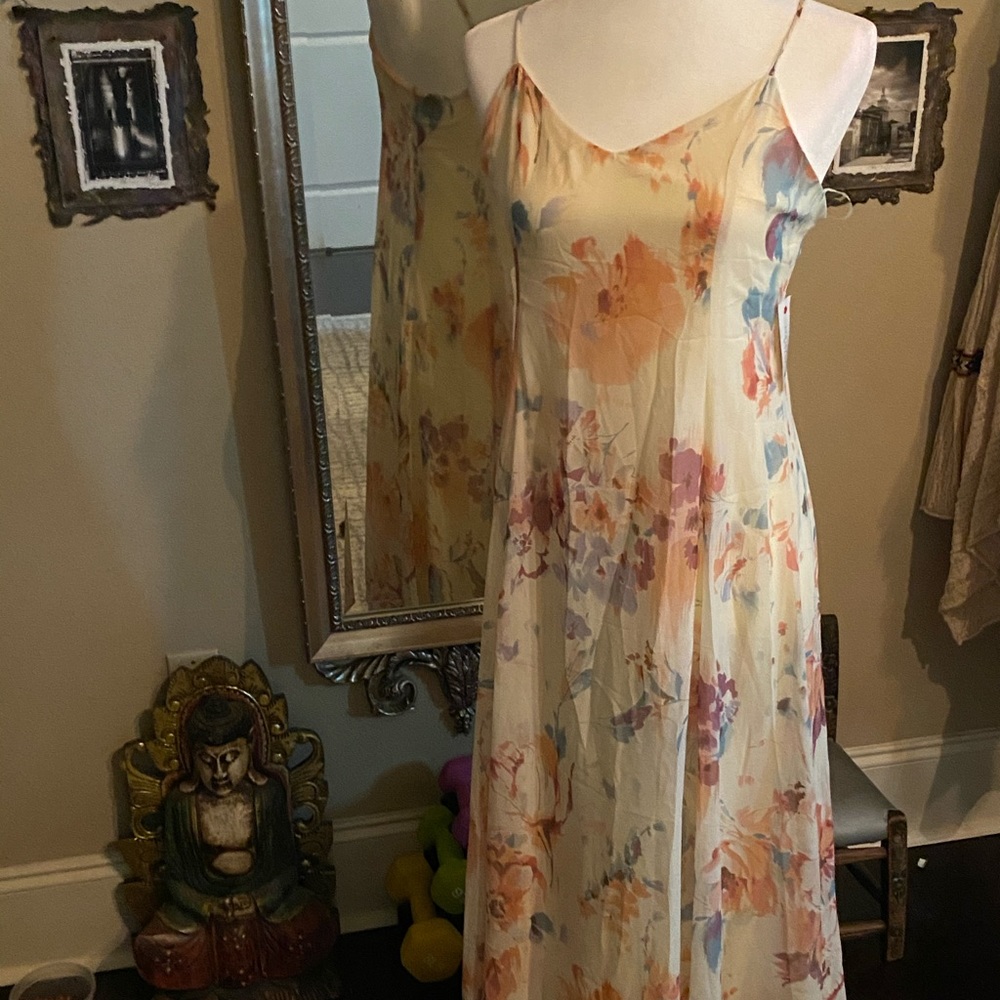 Red Dress boutique floral maxi